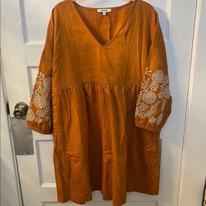 Madewell Burnt Orange dress